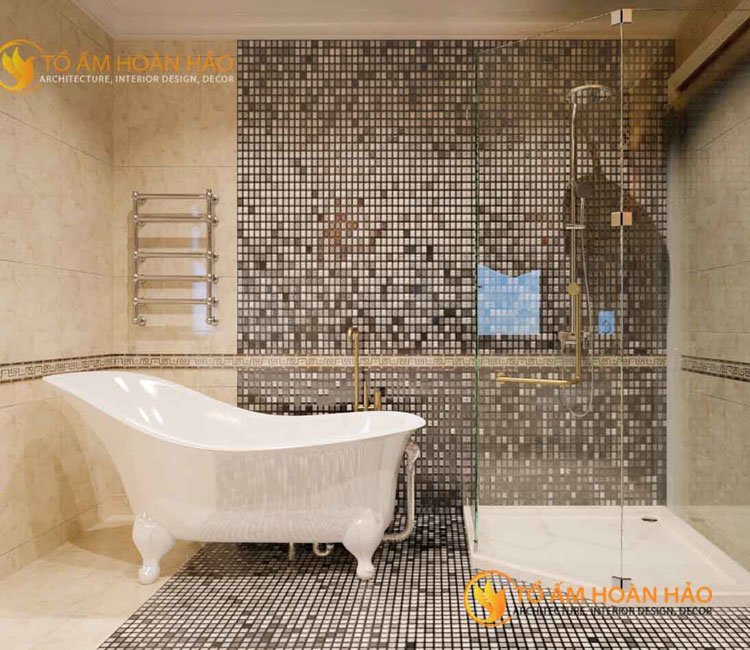 thiết kế thi công kiến trúc nội thất chị Huyền Vinhomes Rivesides 2 - 10