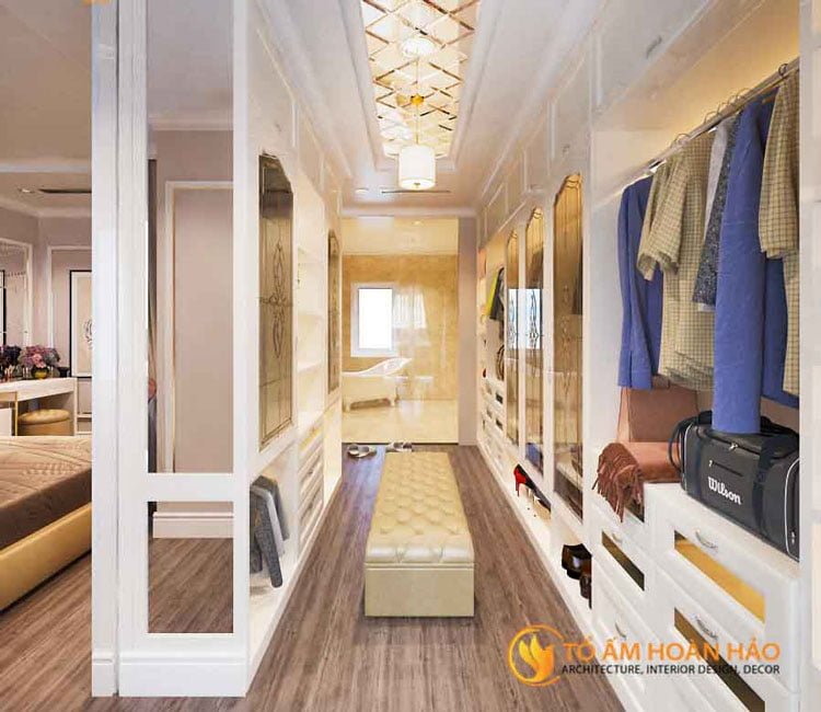 thiết kế thi công kiến trúc nội thất chị Huyền Vinhomes Rivesides 2 - 5