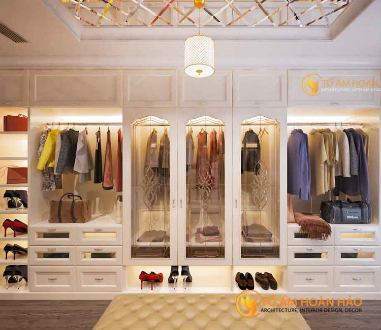 thiết kế thi công kiến trúc nội thất chị Huyền Vinhomes Rivesides 2 - 6