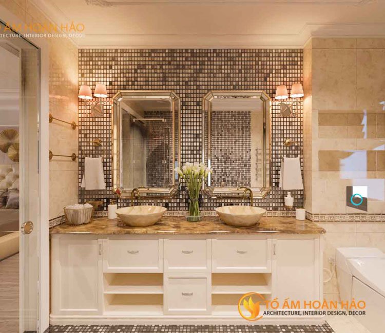 thiết kế thi công kiến trúc nội thất chị Huyền Vinhome7s Rivesides 2 -