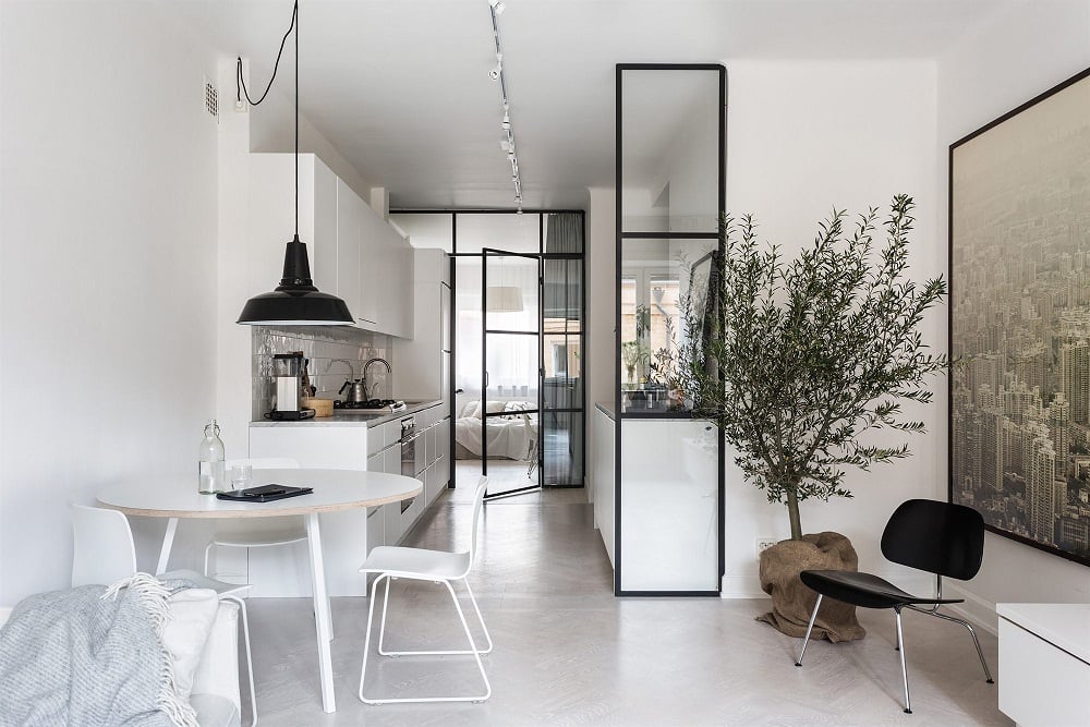 Chung cư 25m2 vẫn đẹp như mơ với bí quyết từ chuyên gia chuyên thiết kế nhà nhỏ 1 chuyên thiết kế nhà nhỏ 9