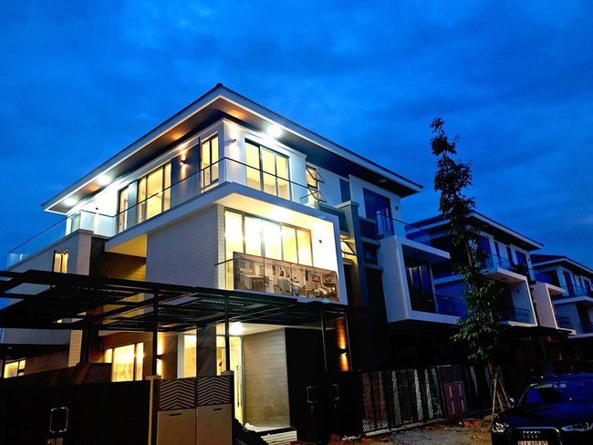 thi công nội thất biệt thự nhà ca sĩ Cao Thái Sơn 2