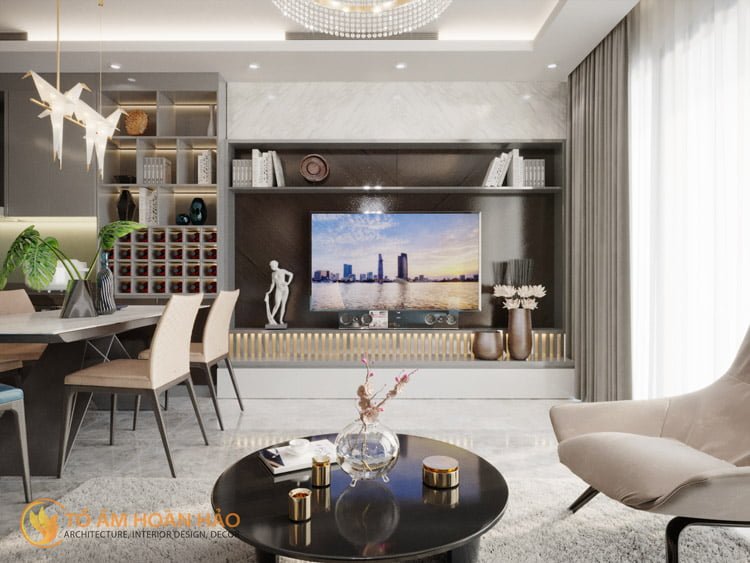 Thiết kế thi công nội thất chung cư Sun Grand City 2