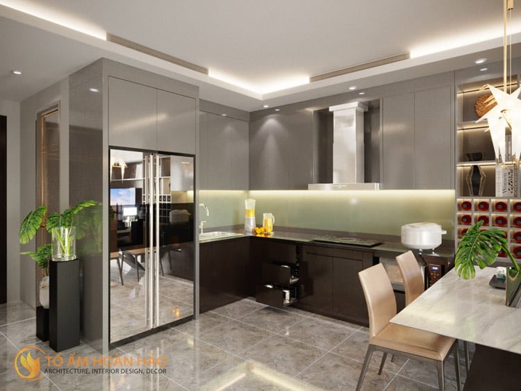 Thiết kế thi công nội thất chung cư Sun Grand City 6