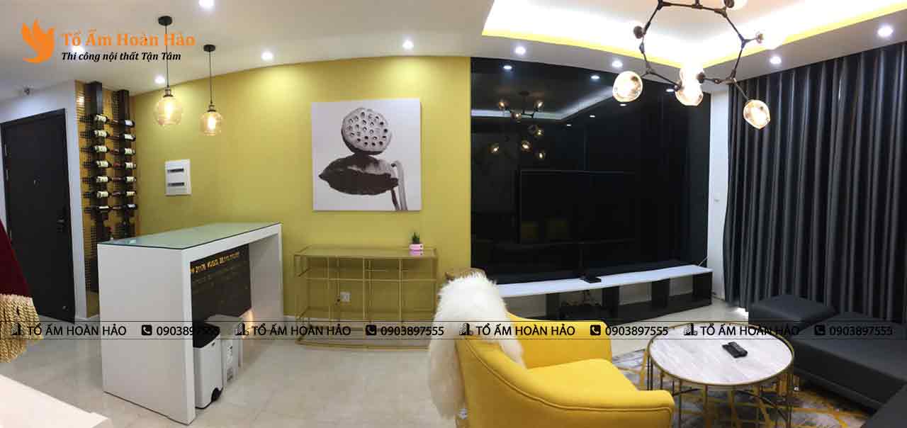 Nội thất chung cư được thiết kế sang trọng