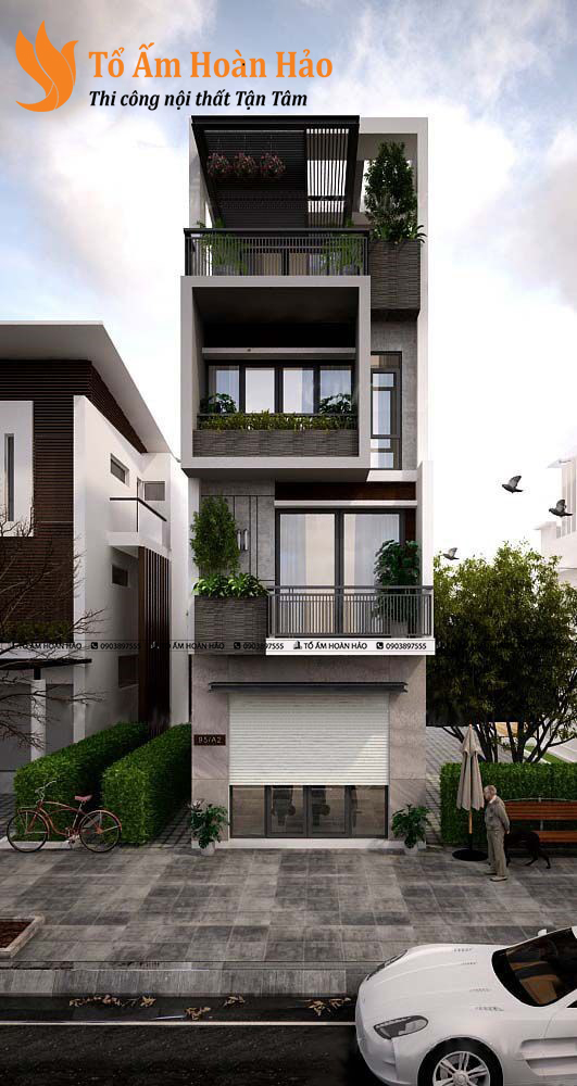 thiết kế nhà phố