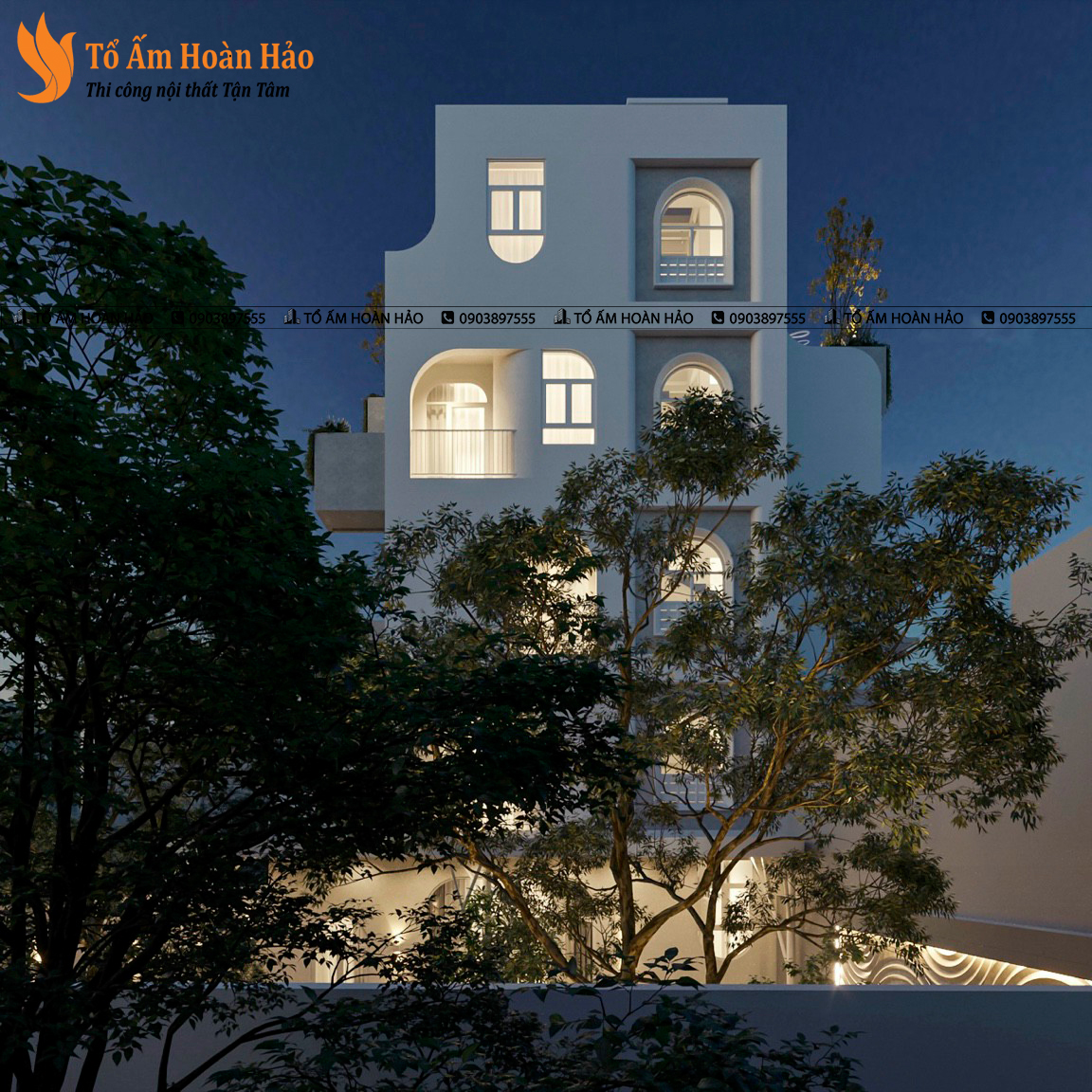 kiến trúc biệt thự đẹp