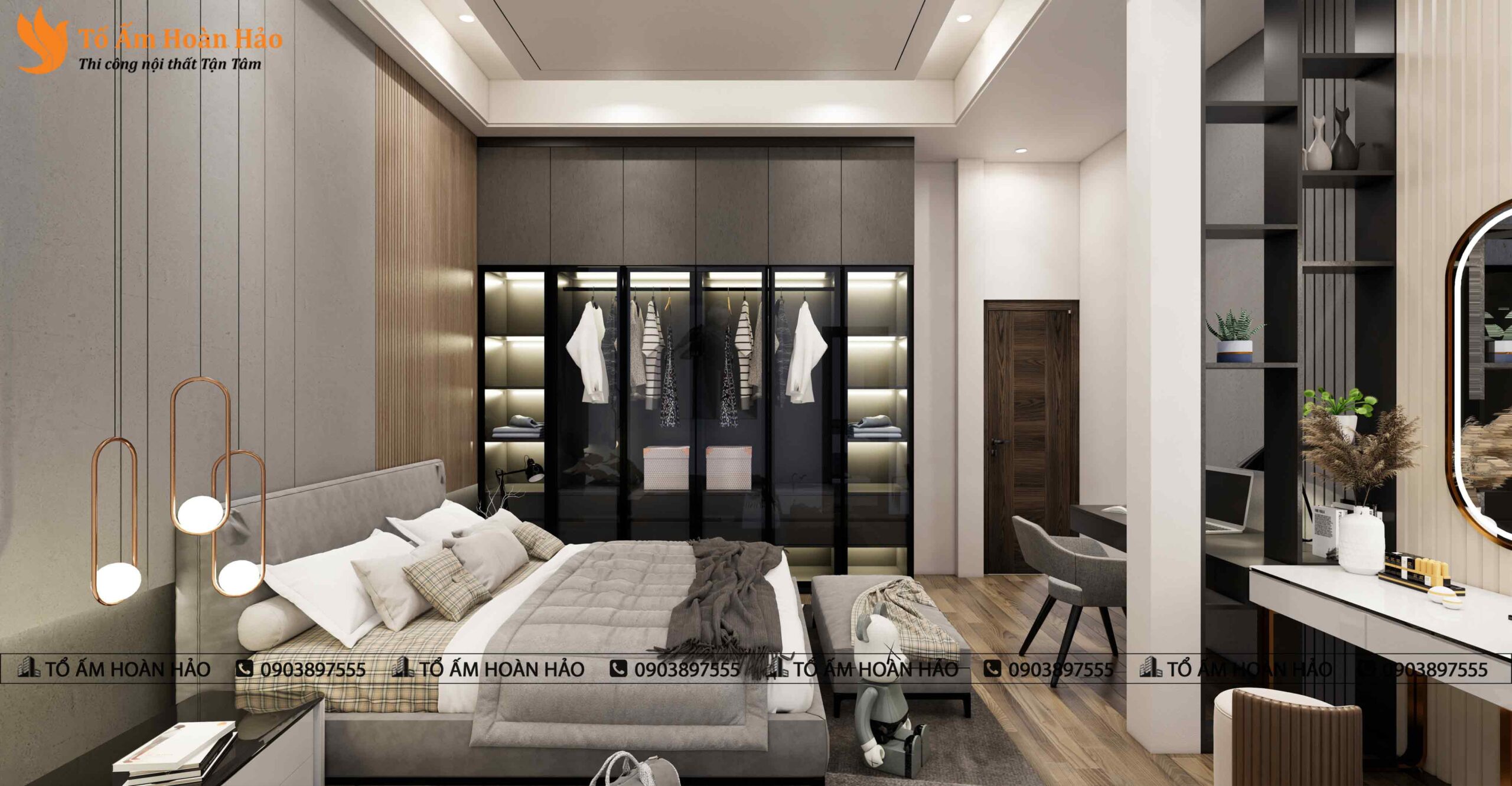 50+ MẪU THIẾT KẾ TỦ QUẦN ÁO BỀN ĐẸP, SANG TRỌNG VÀ CHẤT LƯỢNG 12 thiết kế tủ quần áo