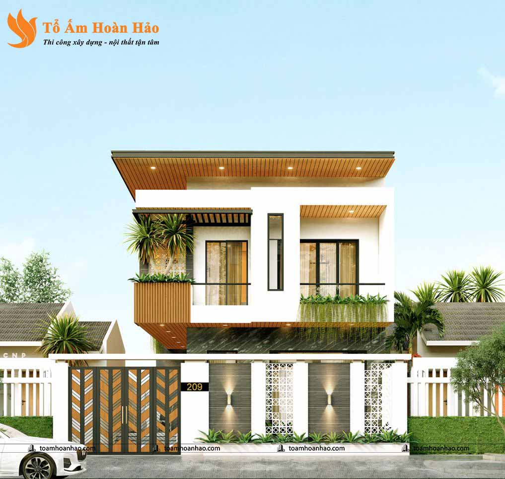 THI CÔNG VÀ THIẾT KẾ NHÀ PHỐ, BIỆT THỰ 2 TẦNG - TP.HỒ CHÍ MINH DIỆN TÍCH 10mX19m 1 thiết kế nhà phố