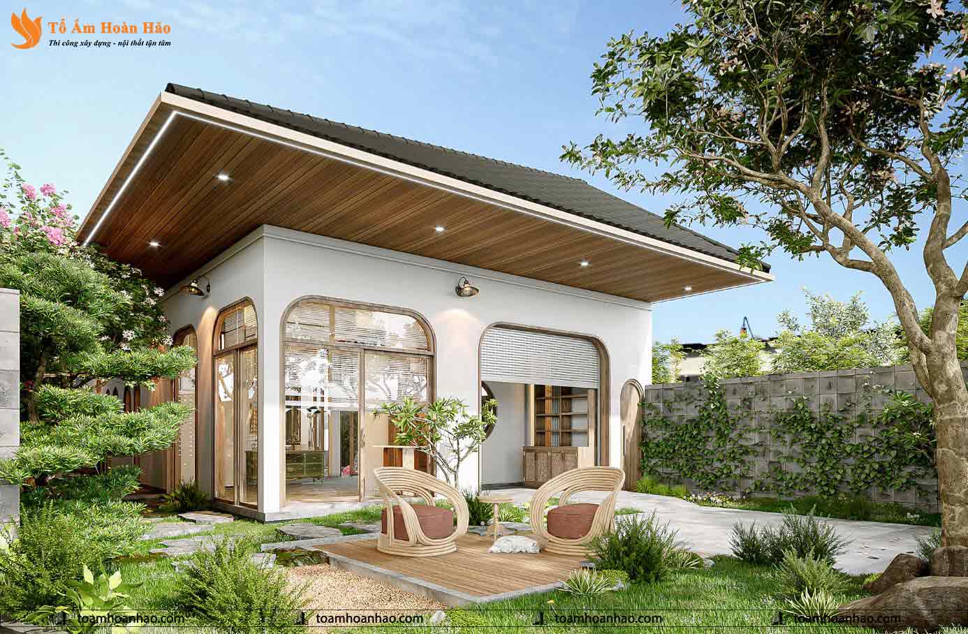 thiết kế nhà vườn đẹp