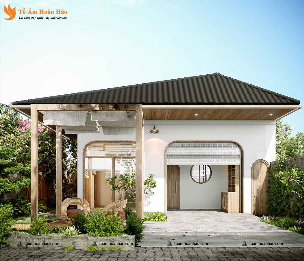 Mẫu nhà vườn đẹp 2 thiết kế nhà vườn đẹp