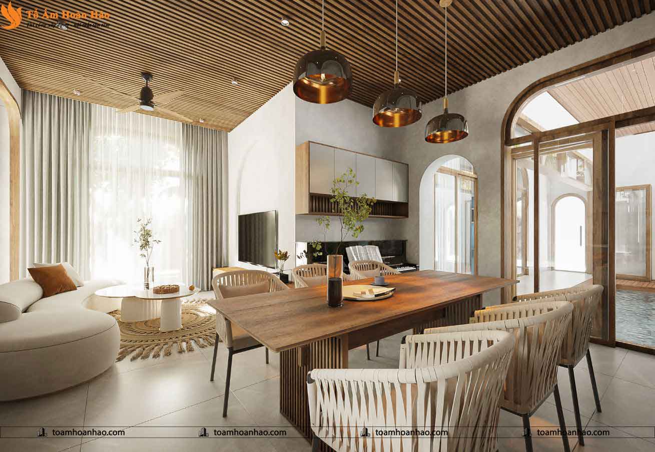 Mẫu nhà vườn đẹp 1 tầng tại Ninh Thuận 11