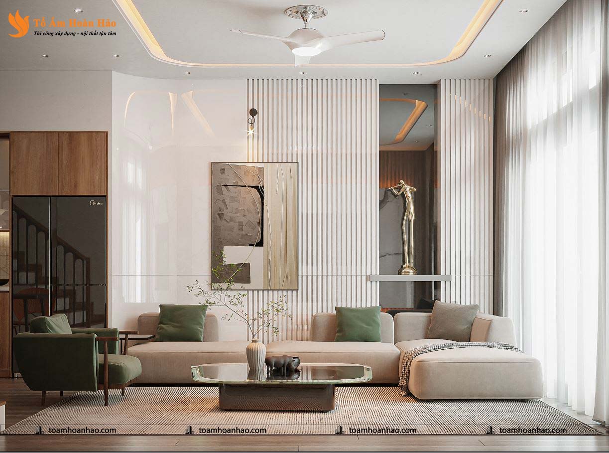 thiết kế nội thất nhà phố hiện đại