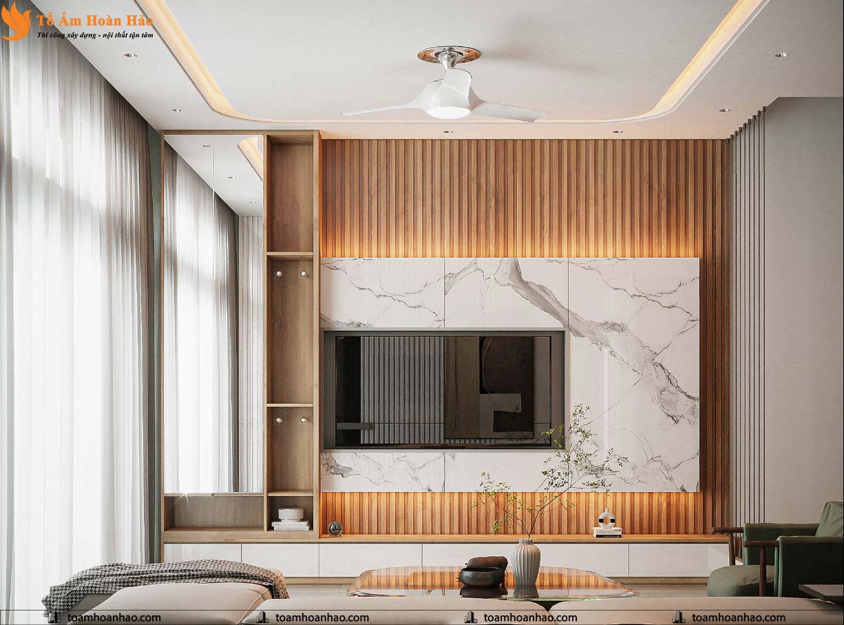 thiết kế nội thất nhà phố hiện đại