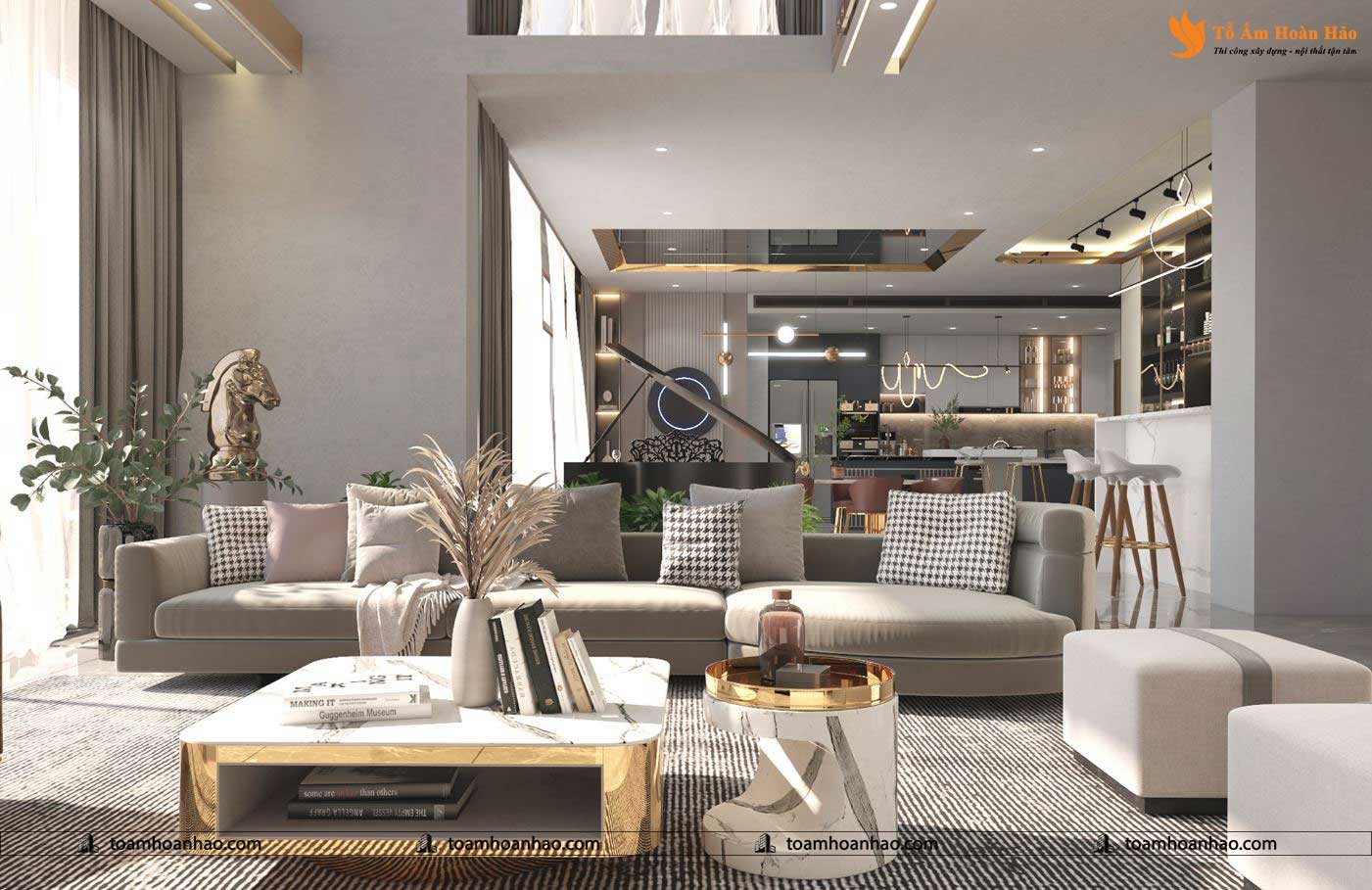 thiết kế nội thất nhà phố