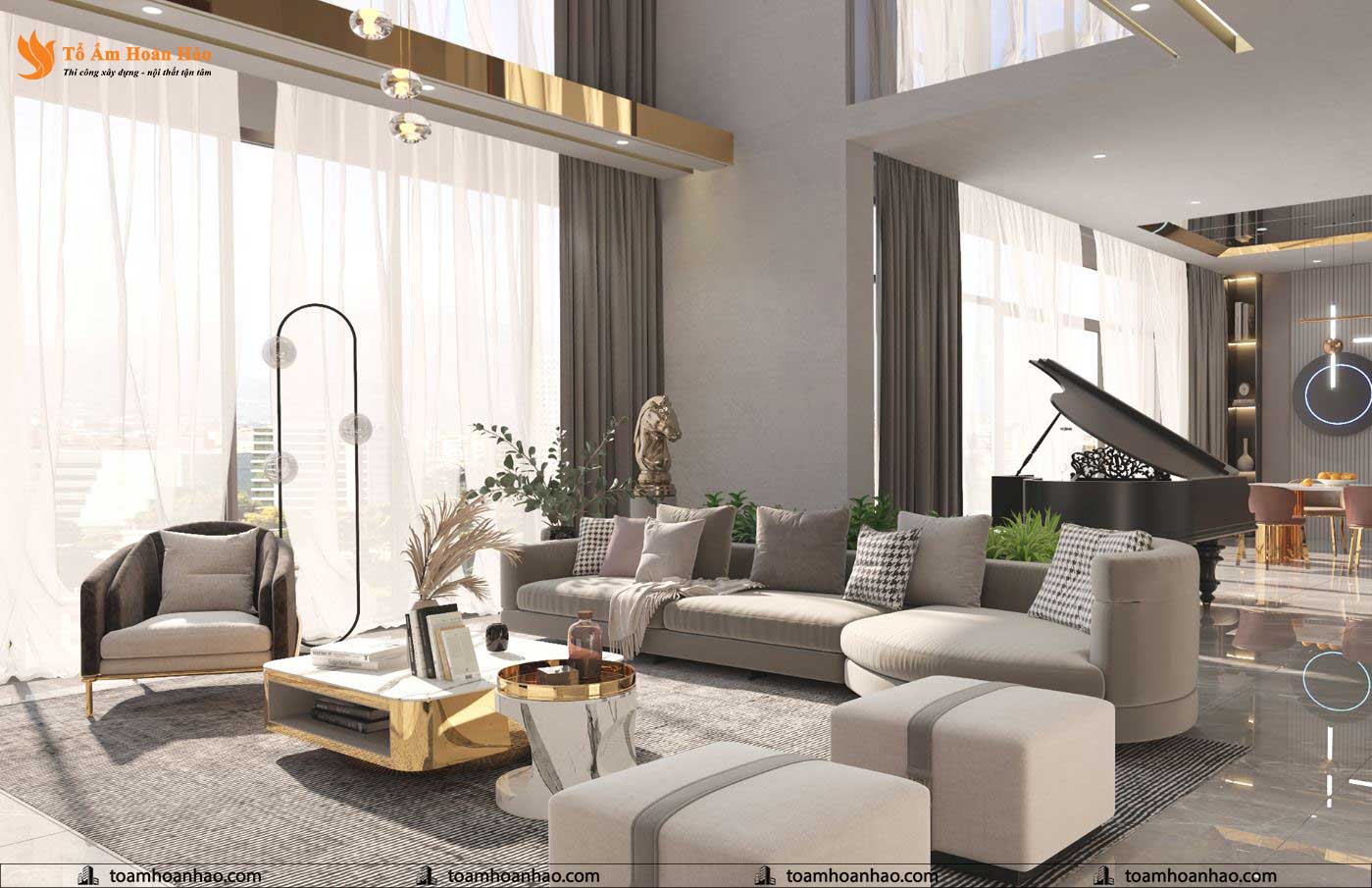 thiết kế nội thất nhà phố