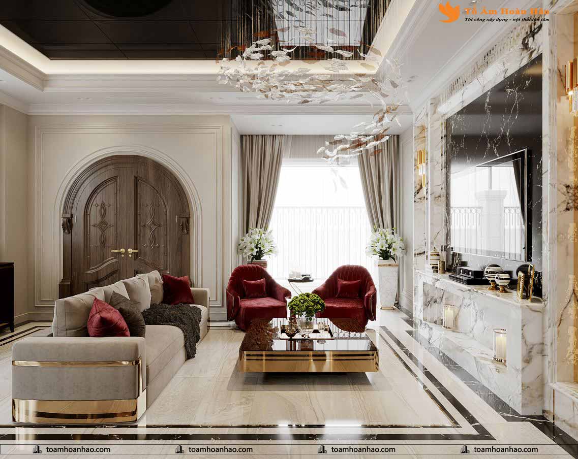 thiêt kế nội thất biệt thự đẹp