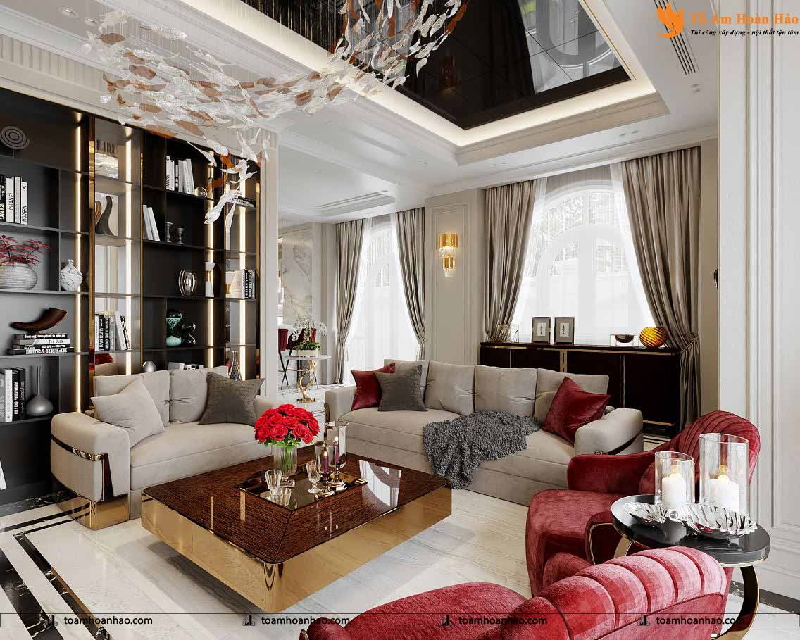 thiêt kế nội thất biệt thự đẹp