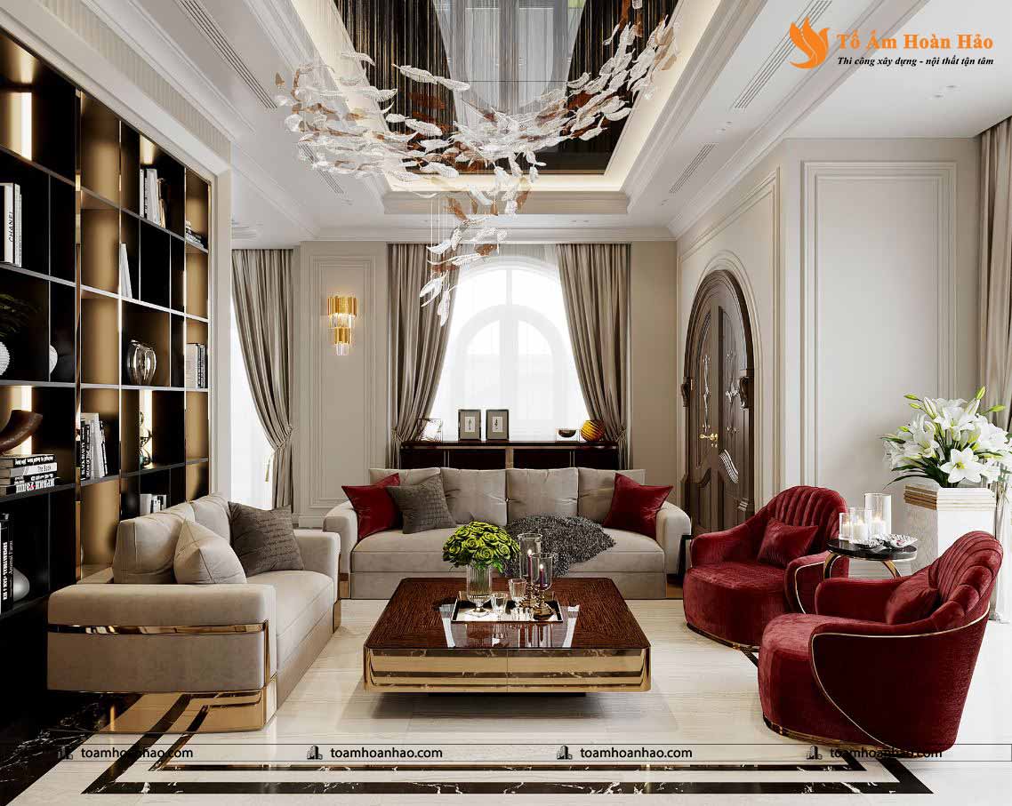 thiêt kế nội thất biệt thự đẹp