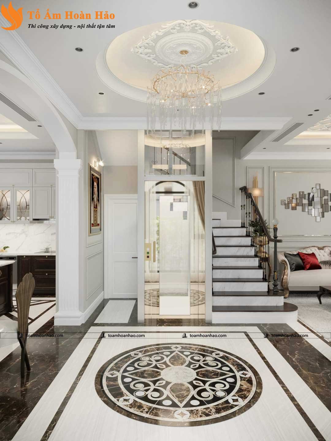 THIẾT KẾ BIỆT THỰ ĐẸP - THÀNH PHỐ HỒ CHÍ MINH, 3 TẦNG DIỆN TÍCH 360M2 11