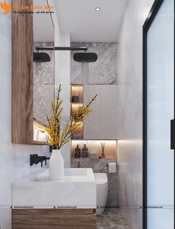 THI CÔNG VÀ THIẾT KẾ NHÀ PHỐ, BIỆT THỰ 2 TẦNG - TP.HỒ CHÍ MINH DIỆN TÍCH 10mX19m 19 thiết kế nhà phố