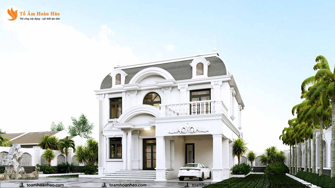 Mẫu thiết kế biệt thự đẹp 2 tầng tại Long An. 3 Tổ Ấm Hoàn Hảo tự hào là đơn vị có nhiều năm kinh nghiệm trong lĩnh vực thi công và sáng tạo nhiều mẫu thiết kế biệt thự đẹp phong cách tân cổ điển, khách sạn, nhà phố và nội thất. Chúng tôi luôn cố gắng cải thiện chất lượng dịch vụ của mình để khách hàng nhận được những sản phẩm tốt, đẹp với mức chi phí hợp lý. chính vì lý do đó mà chúng tôi tự hào vì luôn nhận được sự tín nhiệm và yêu quý của khách hàng.