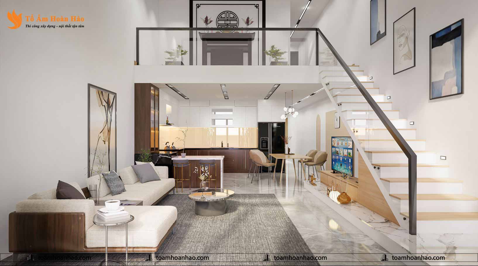 thiết kế nhà phố đẹp năm 2022