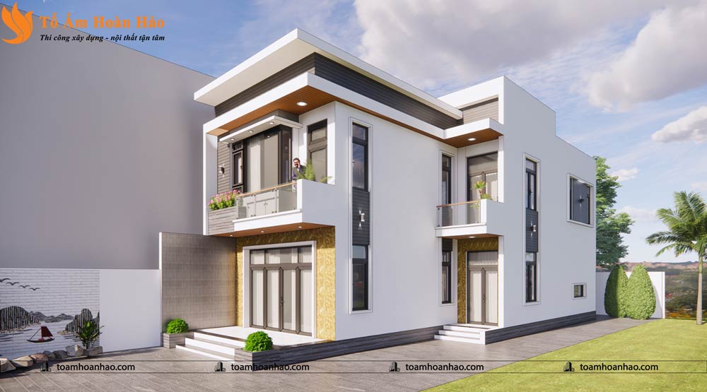 THIẾT KẾ NHÀ PHỐ 2 TẦNG - TP. HỒ CHÍ MINH VỚI DIỆN TÍCH 8M x 16M ĐƠN GIẢN MÀ TIỆN NGHI 4 thiết kế nhà phố
