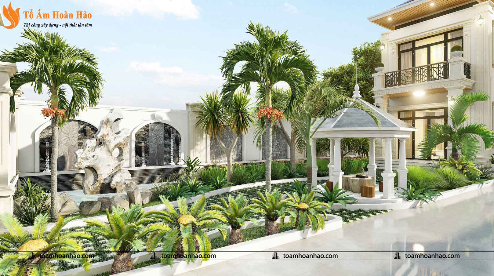 THIẾT KẾ THI CÔNG BIỆT THỰ NHÀ VƯỜN - TP. HỒ CHÍ MINH VỚI TỔNG DIỆN TÍCH 300M2 4 thiết kế biệt thự đẹp