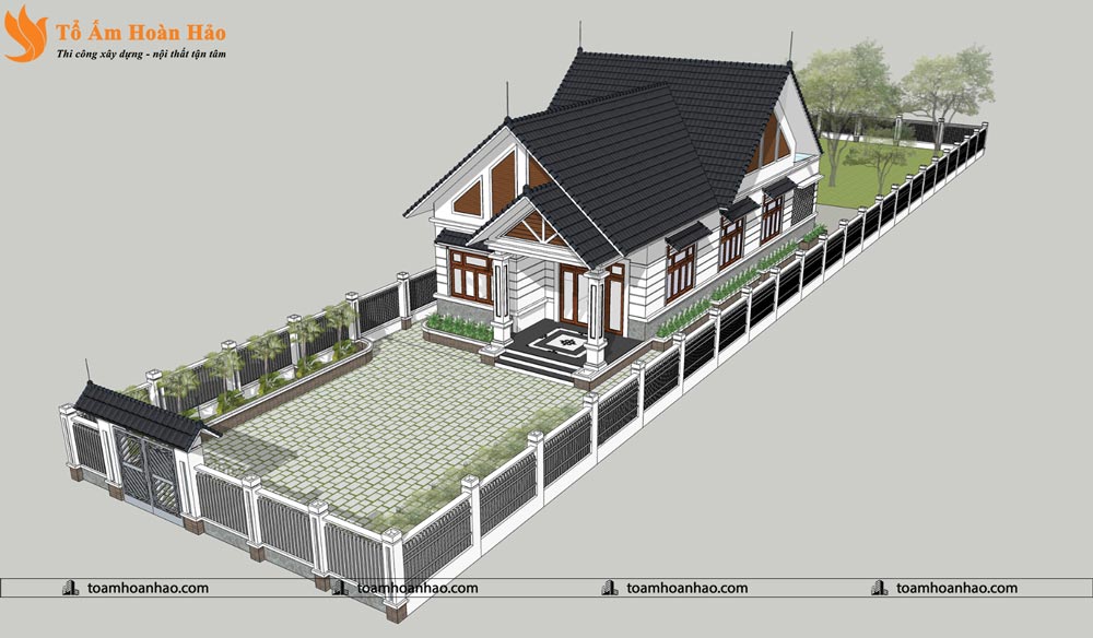 kinh nghiệm thi công nhà mái thái