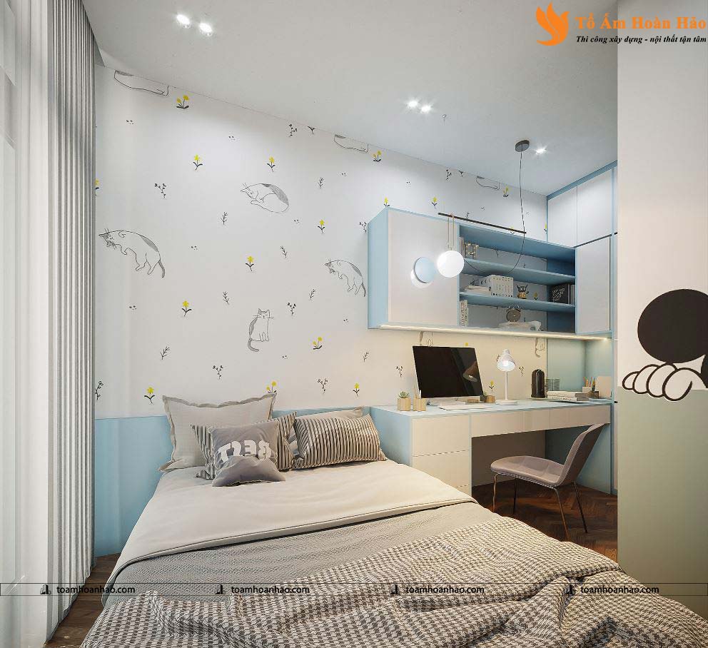 THIẾT KẾ NHÀ PHỐ 5M X 20M, 3 TẦNG HIỆN ĐẠI - NÂNG TẦM KHÔNG GIAN SỐNG 22 Thiết kế nhà phố