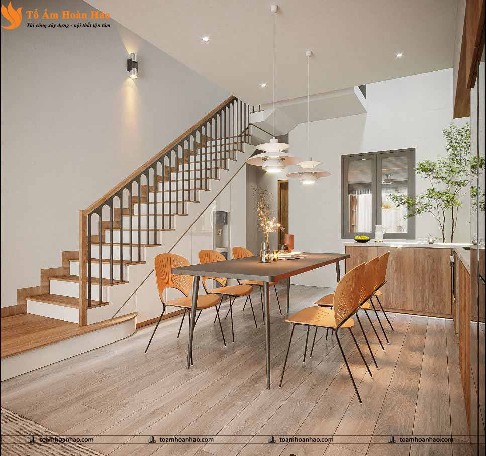 THIẾT KẾ NHÀ PHỐ 5M X 20M, 3 TẦNG HIỆN ĐẠI - NÂNG TẦM KHÔNG GIAN SỐNG 13 Thiết kế nhà phố