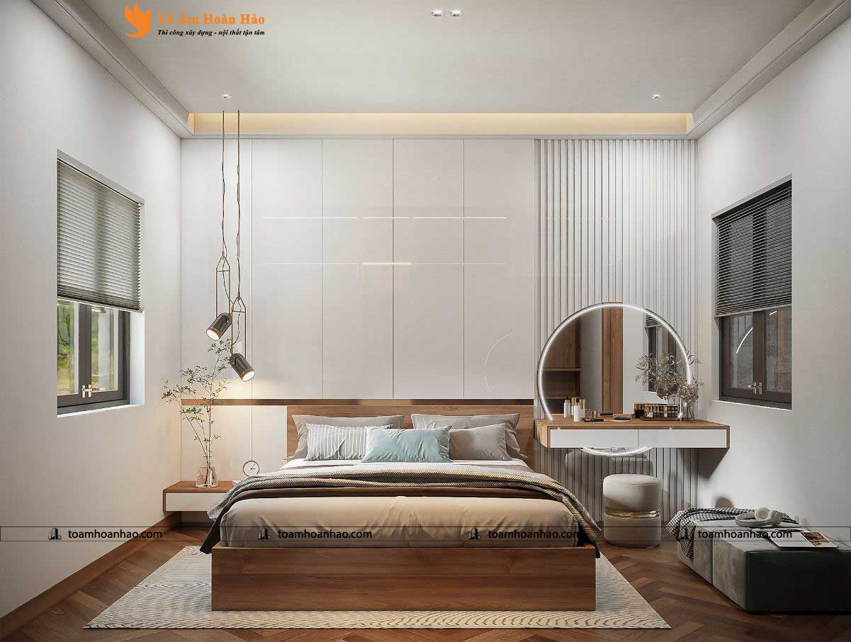 THIẾT KẾ NHÀ PHỐ 5M X 20M, 3 TẦNG HIỆN ĐẠI - NÂNG TẦM KHÔNG GIAN SỐNG 17 Thiết kế nhà phố