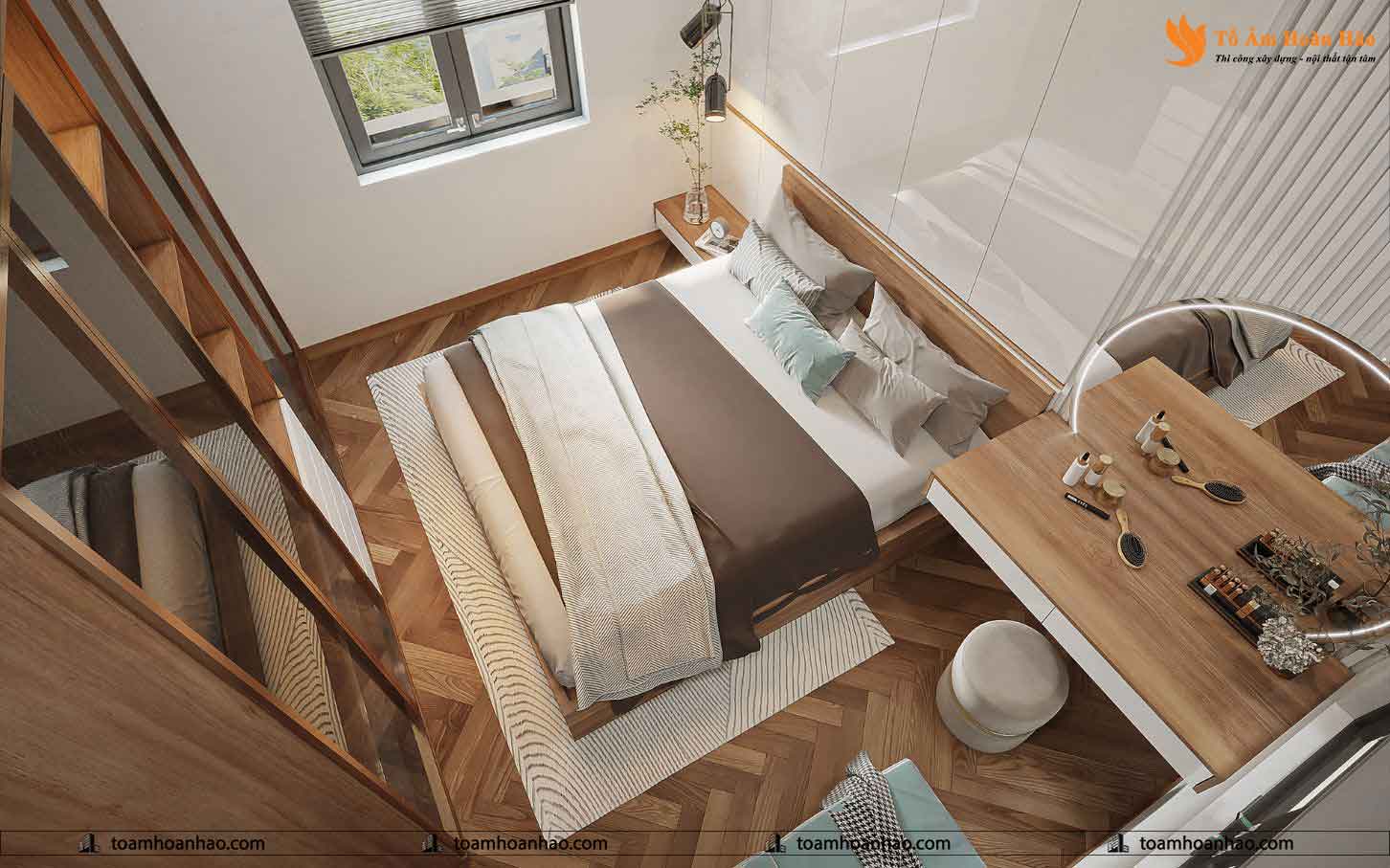 THIẾT KẾ NHÀ PHỐ 5M X 20M, 3 TẦNG HIỆN ĐẠI - NÂNG TẦM KHÔNG GIAN SỐNG 19 Thiết kế nhà phố