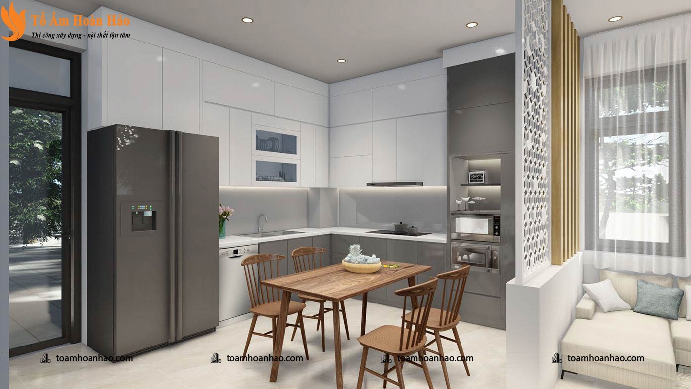 30+ MẪU BẾP XINH DÀNH CHO BIỆT THỰ, NHÀ PHỐ, CHUNG CƯ HIỆN ĐẠI 81 thiết kế nhà phố