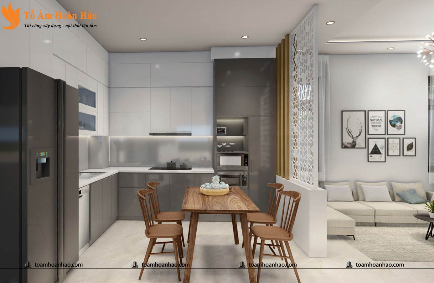 THIẾT KẾ NHÀ PHỐ 2 TẦNG - TP. HỒ CHÍ MINH VỚI DIỆN TÍCH 8M x 16M ĐƠN GIẢN MÀ TIỆN NGHI 11 thiết kế nhà phố