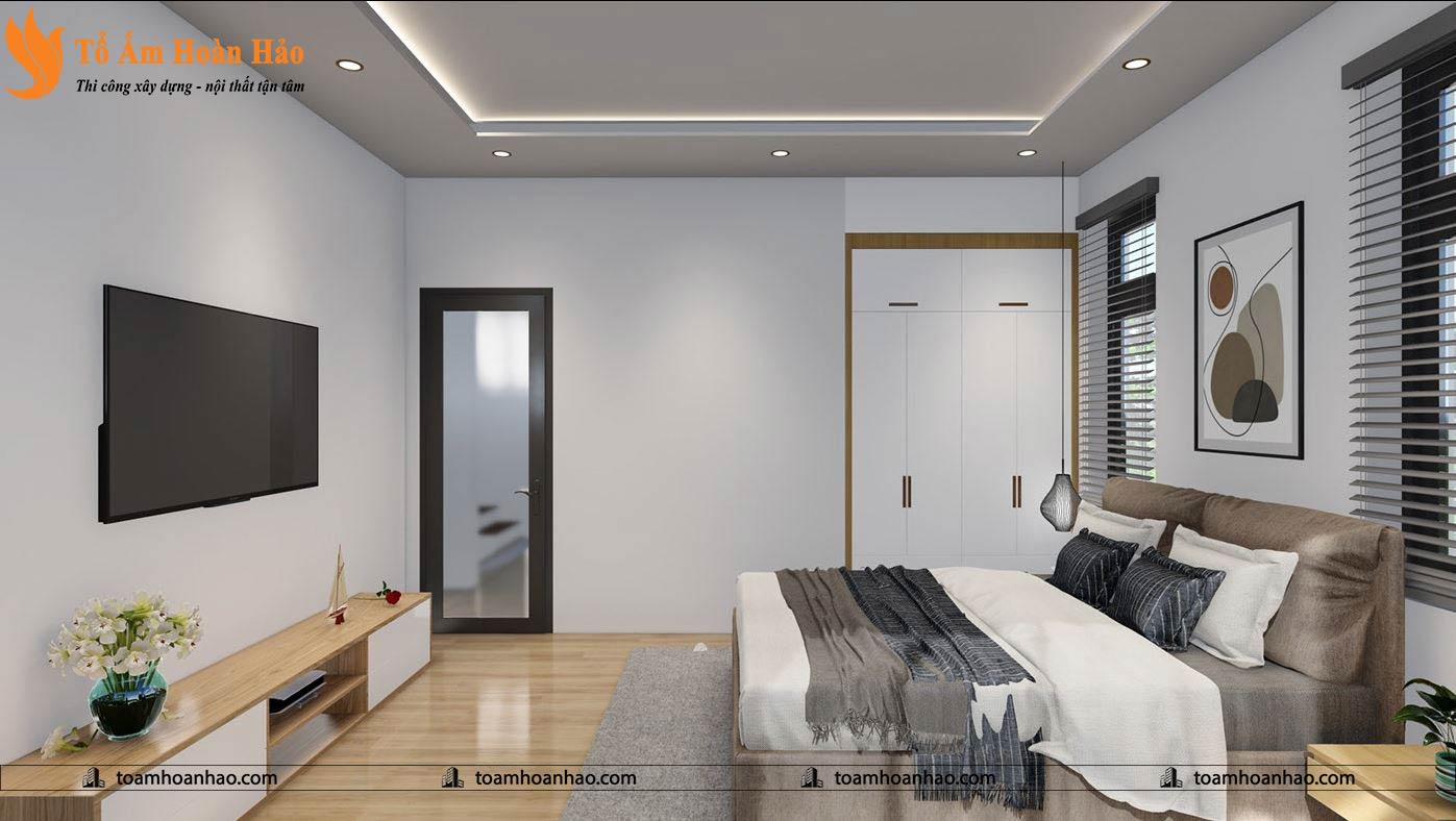 THIẾT KẾ NHÀ PHỐ 2 TẦNG - TP. HỒ CHÍ MINH VỚI DIỆN TÍCH 8M x 16M ĐƠN GIẢN MÀ TIỆN NGHI 18 thiết kế nhà phố