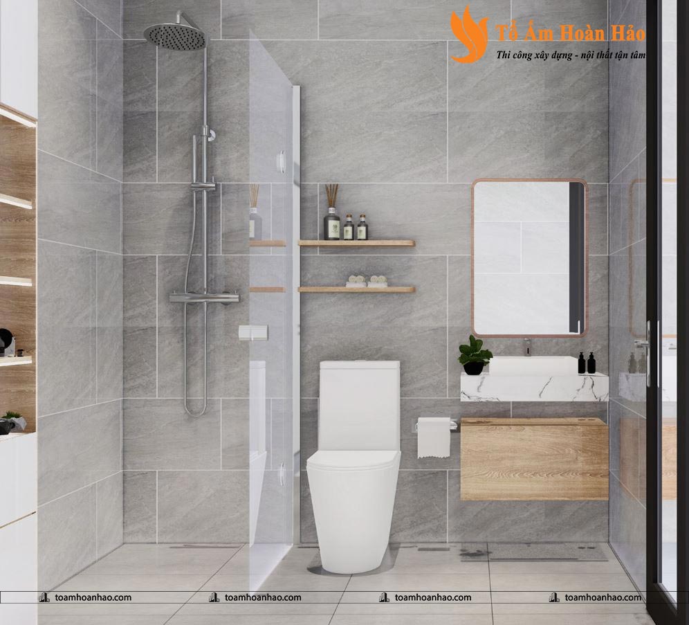 THIẾT KẾ NHÀ PHỐ 2 TẦNG - TP. HỒ CHÍ MINH VỚI DIỆN TÍCH 8M x 16M ĐƠN GIẢN MÀ TIỆN NGHI 19 thiết kế nhà phố