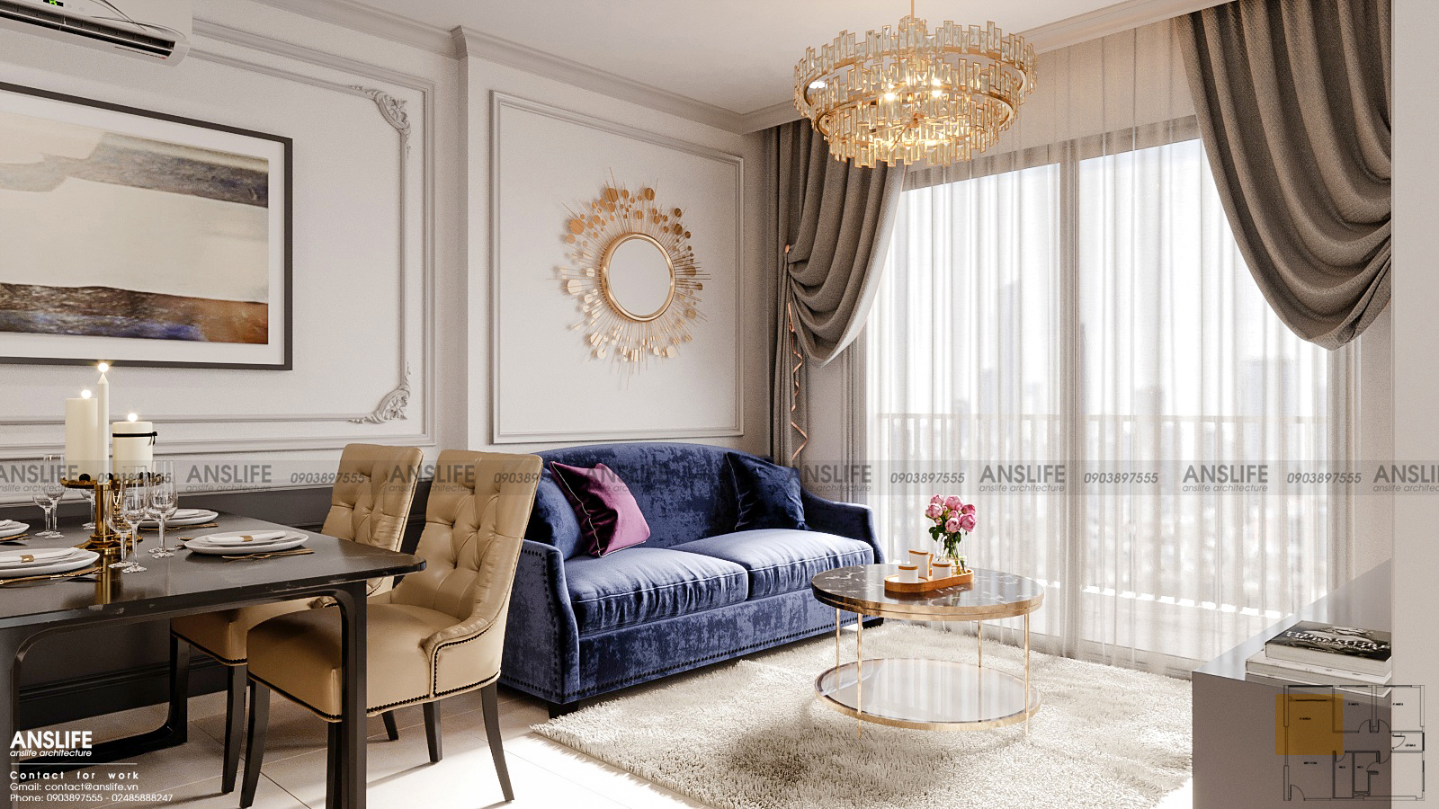 Thiết kế nội thất chung cư đẹp