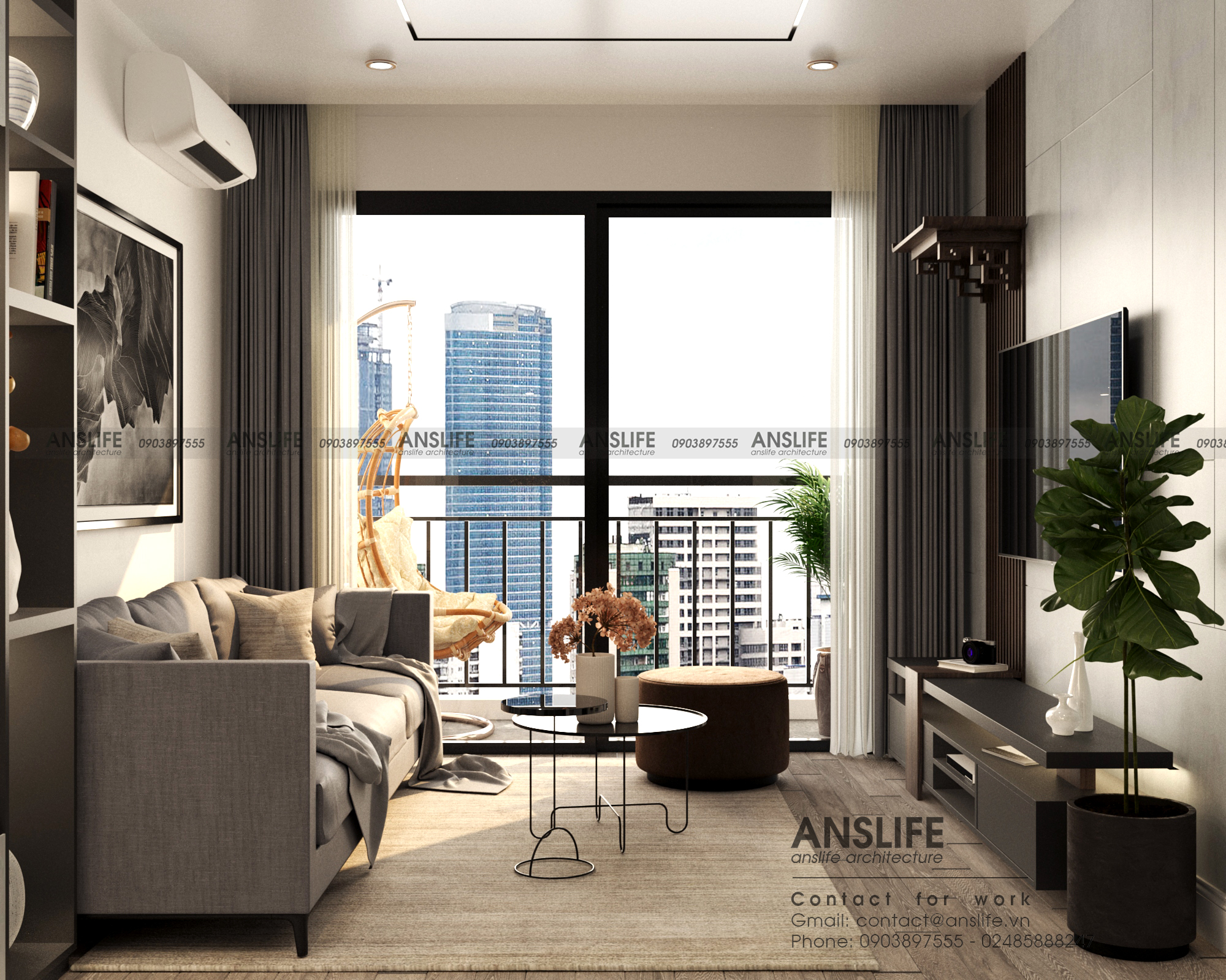 Thiết kế nội thất căn hộ