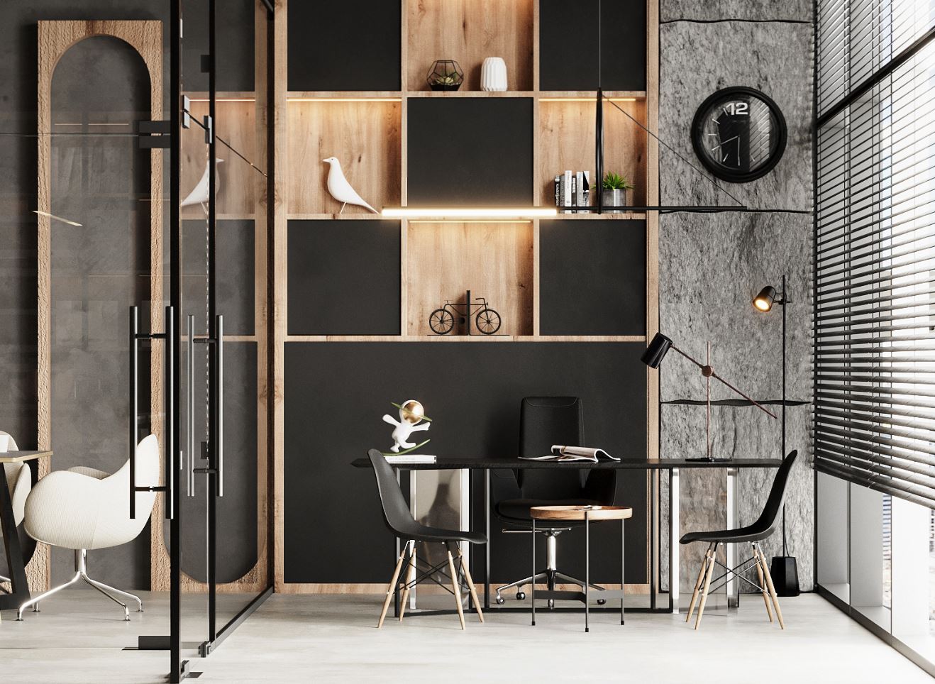 THIẾT KẾ NỘI THẤT VĂN PHÒNG ĐẸP 120M2 TẠI THÀNH PHỐ HÀ NỘI 12 Tổ Ấm Hoàn Hảo với nhiều năm kinh nghiệm thiết kế nội thất văn phòng, cùng với đội ngũ kiến trúc sư đầy kinh nghiệm đã tạo dựng nên một thông gian tiện nghi, đầy đủ nhất