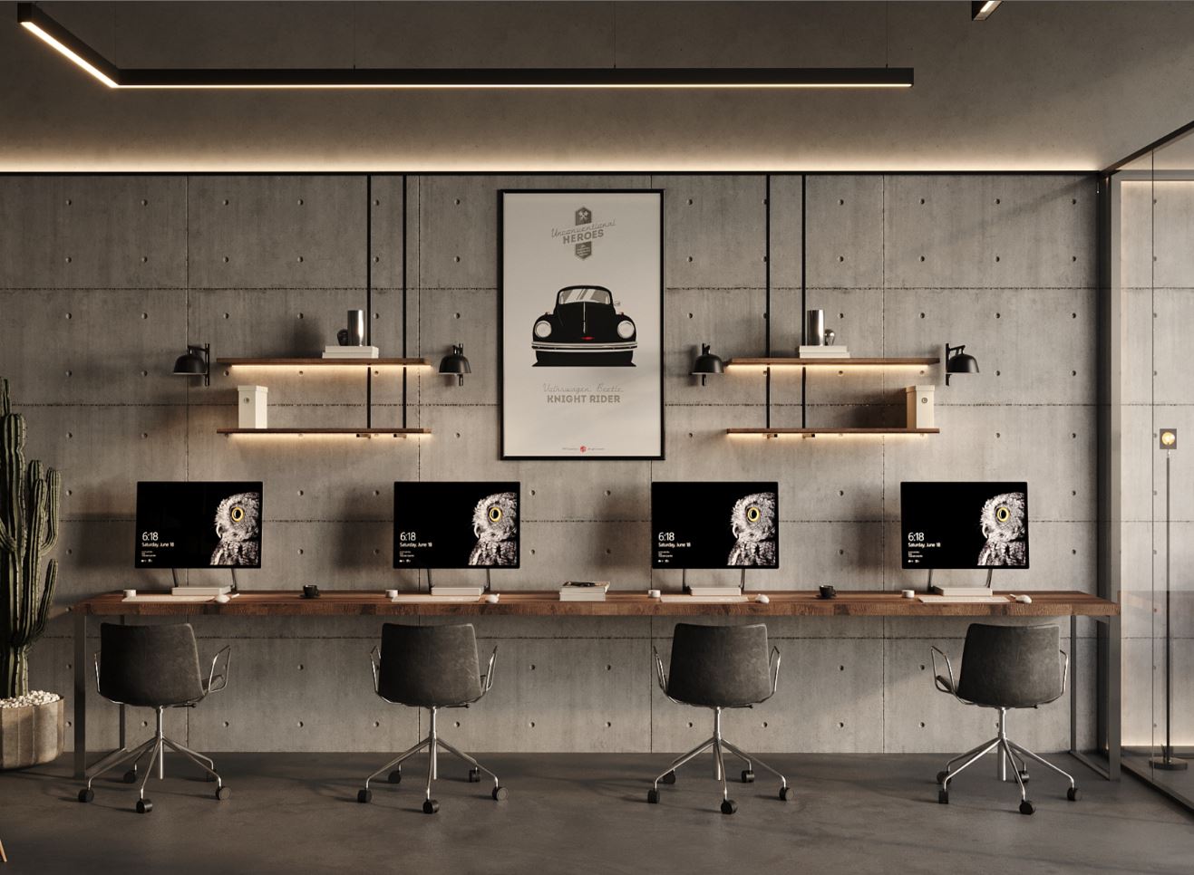 thiết kế nội thất văn phòng