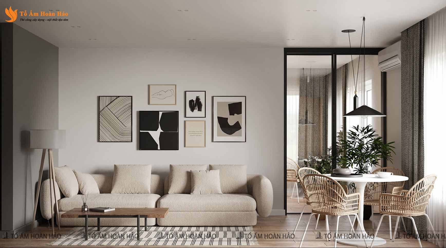 Thiết kế nội thất căn hộ chung cư đẹp