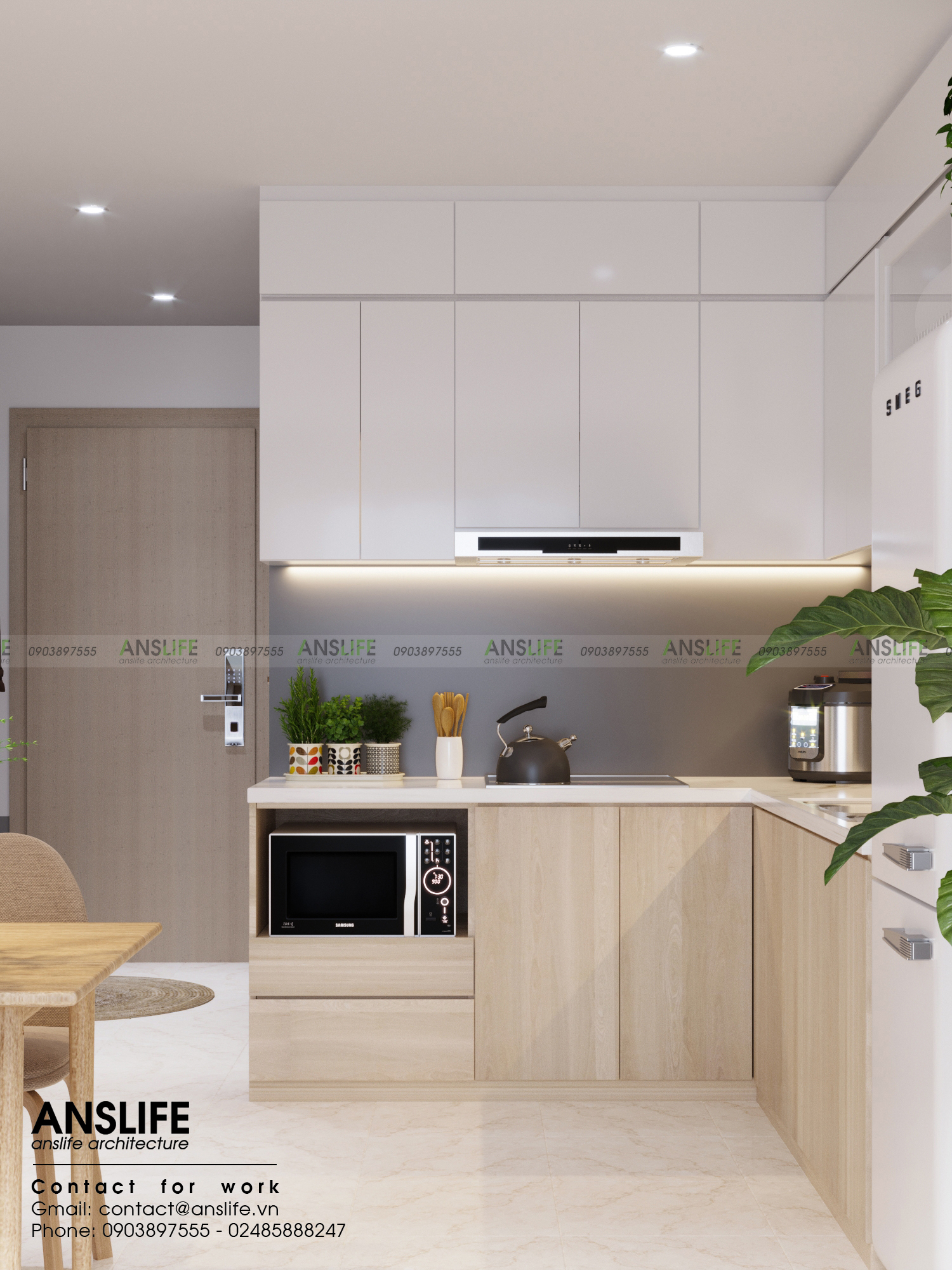 THIẾT KẾ NỘI THẤT CHUNG CƯ VINHOME OCEAN PARK 2 PHÒNG NGỦ, 72M2 - KHÔNG GIAN SỐNG TINH TẾ DÀNH CHO BẠN 5