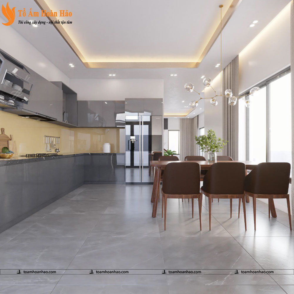 THIẾT KẾ NHÀ PHỐ 3 TẦNG HIỆN ĐẠI - BÌNH DƯƠNG VỚI DIỆN TÍCH 5Mx15M 7