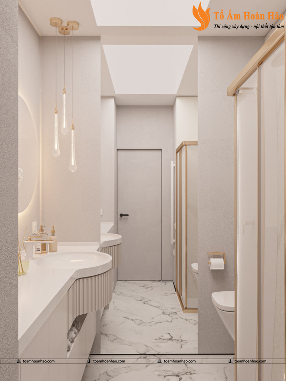 THIẾT KẾ NHÀ PHỐ 3 TẦNG HIỆN ĐẠI - BÌNH DƯƠNG VỚI DIỆN TÍCH 5Mx15M 14