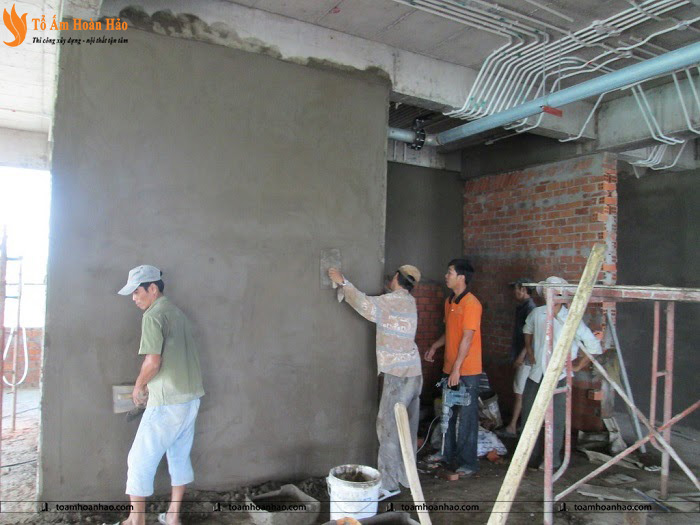 Những lưu ý khi thi công tô trát tường nhà