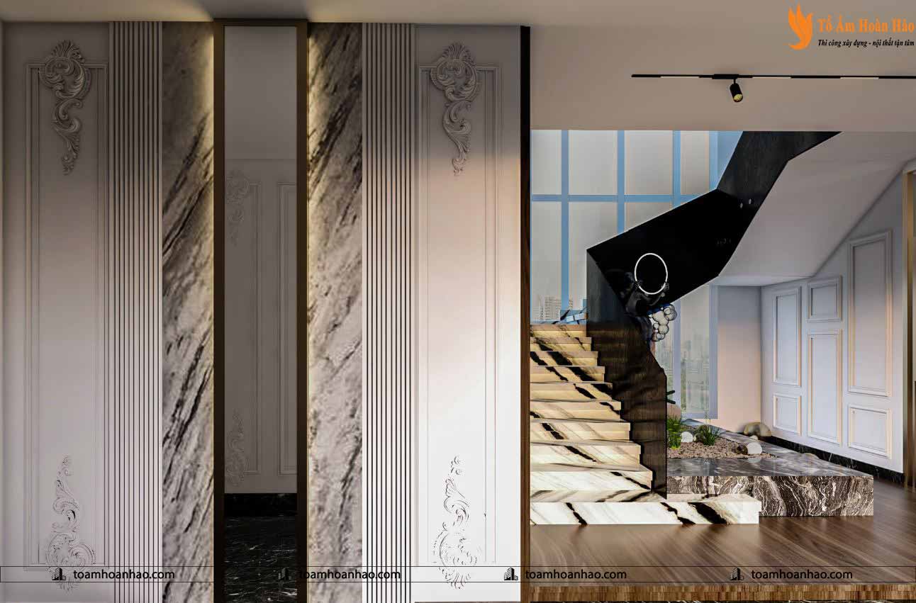 10+ MẪU CẦU THANG ĐẸP MANG PHONG CÁCH LUXURY 41 Mẫu cầu thang đẹp mang phong cách hiện đại