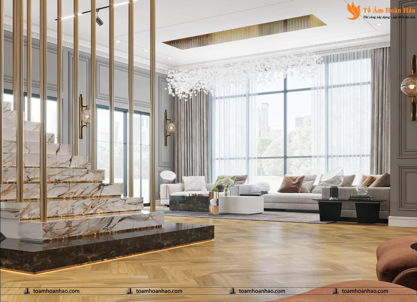 10+ MẪU CẦU THANG ĐẸP MANG PHONG CÁCH LUXURY 24