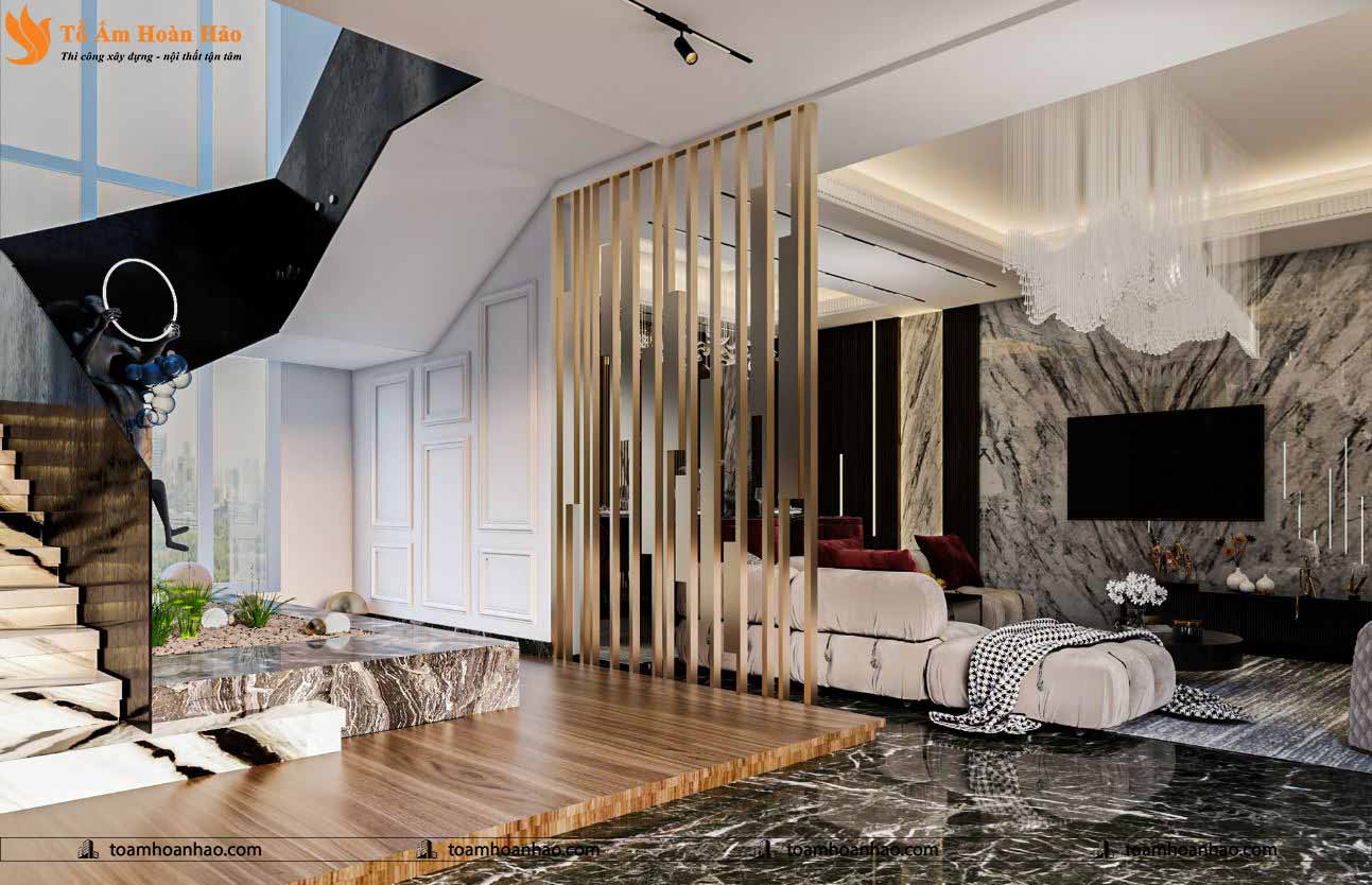 10+ MẪU CẦU THANG ĐẸP MANG PHONG CÁCH LUXURY 42 Mẫu cầu thang đẹp mang phong cách hiện đại